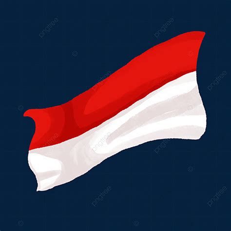 Indonesia Clipart Transparent PNG Hd Ilustrasi Bendera Indonesia Merah