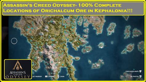 Assassins Creed Odyssey 100 Orichalcum Ore In Kephallonia Youtube