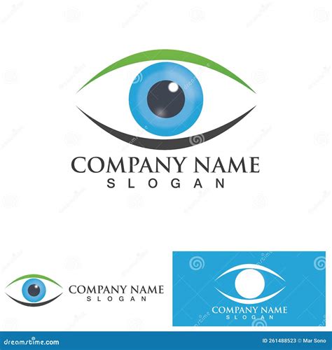 Eye Care Vector Logo Design Stock Illustration Illustration Of Shape