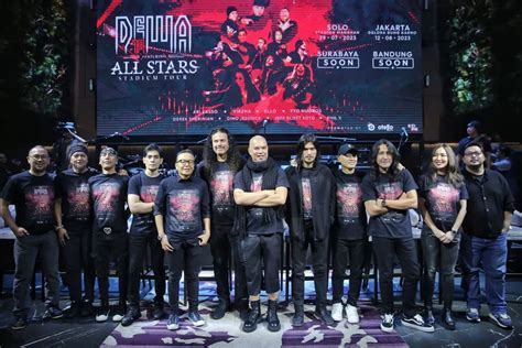 Konser Dewa 19 Featuring All Stars Stadium Tour 2023 Hadirkan Musisi