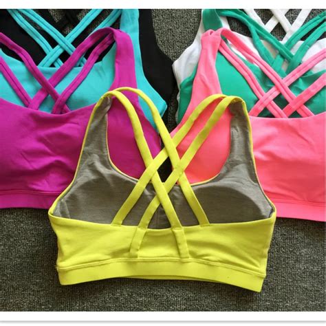 Mermaid Curve Sexy Back Cross Shockproof Sports Bras Women Gym Fitness