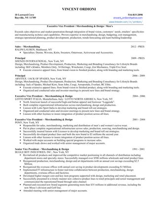 Vincent Ordioni Resume PDF