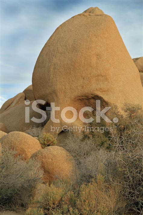 Skull Rock Joshua Tree National Monument Stock Photo Royalty Free