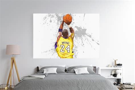 Kobe Bryant Canvas Wall Art Kobe Bryant Los Angeles Lakers | Etsy