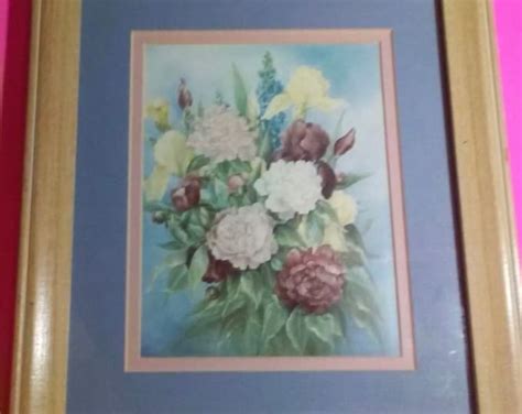 Vintage Glynda Turley Cottage Garden Large Print Hard To Find Item