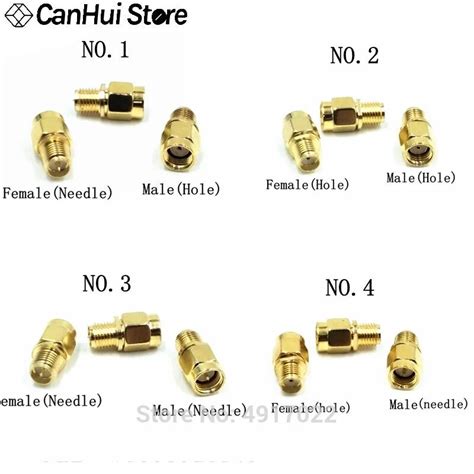 Stecker 2 St Cke RF Koaxial Coax SMA M Nnlich Weiblich RP SMA Auf