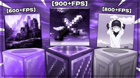 Top Mcpe Pvp Packs Fps Boost Deep Purple Packs Minecraft