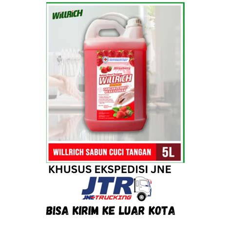 Jual Willrich Sabun Cuci Tangan Liter Khusus Kargo Shopee Indonesia