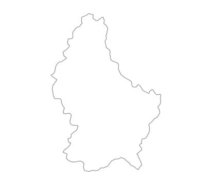 Luxembourg Map Capital Land Black Vector Capital Land Black PNG And