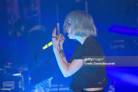 Ethan Kath And Alice Glass Of Crystal Castles Perform On Stage At News Photo Getty Images