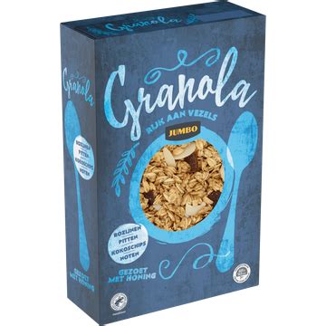 Jumbo Granola Rozijnen Pitten Kokoschips Noten 500g Bestellen Jumbo