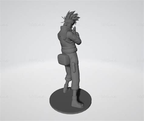 Hatake Kakashi Naruto D Model Ready To Print Stl