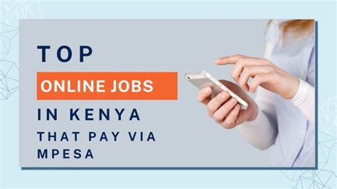 Top Online Jobs In Kenya That Pay Through Mpesa Update A