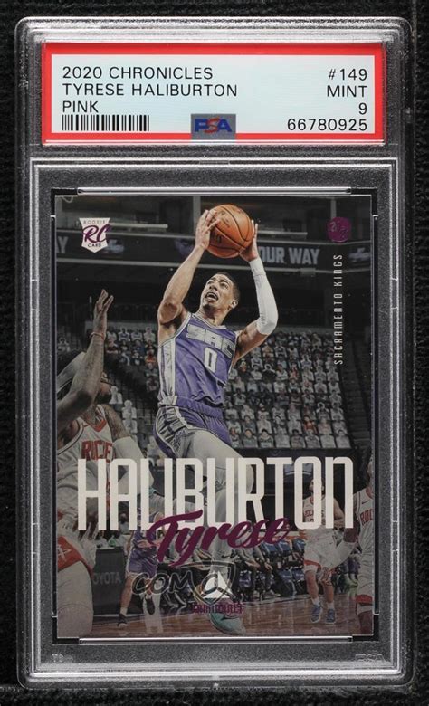 2020 21 Panini Chronicles Luminance Pink 149 Tyrese Haliburton RC