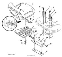 Husqvarna Yth Parts Diagram For Mower Deck