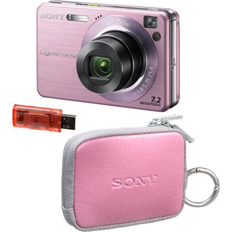 Sony Cyber Shot DSC W120 Digital Camera Pink DSCW120MDG P B H