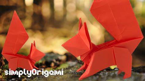 Origami Squirrel Make An Easy Paper Squirrel How To By Oriol