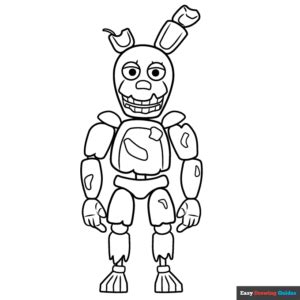 Fnaf Spring Bonnie Coloring Pages