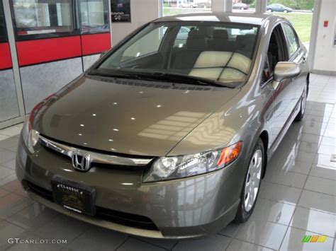 Galaxy Gray Metallic Honda Civic Lx Sedan Photo