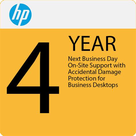 Hp Year Next Business Day Onsite Support With Adp U Mye B H