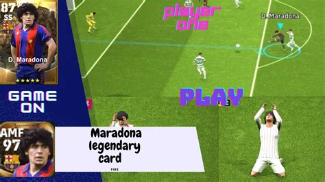 Maradona Legendary Card Gameplay 🔥 Efootball 2024 Efootball 2024