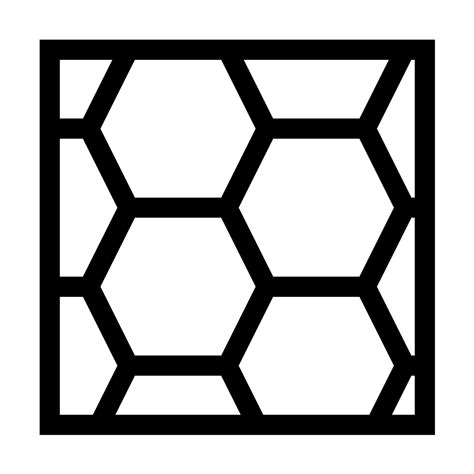 Grid Hexagon Vector Svg Icon Svg Repo