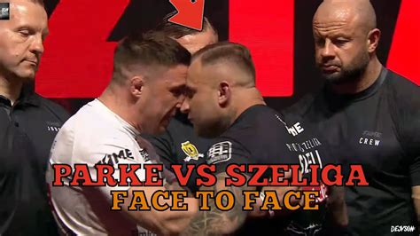 PIOTR SZELIGA VS NORMAN PARKE Oficjalne ważenie i FACE TO FACE FAME