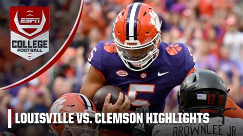 Louisville Cardinals Vs Clemson Tigers Full Game Highlights Youtube