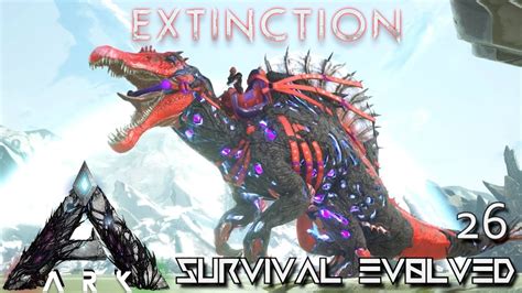 Ark Extinction Corrupted Spino Taming And Breeding Spinosaurus