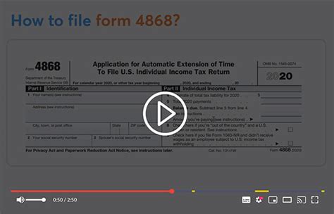 E File IRS Form 4868 File Personal Tax Extension Online