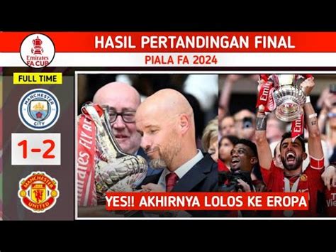 Fa Cup Final Manchester United Vs Manchester City Hasil Final