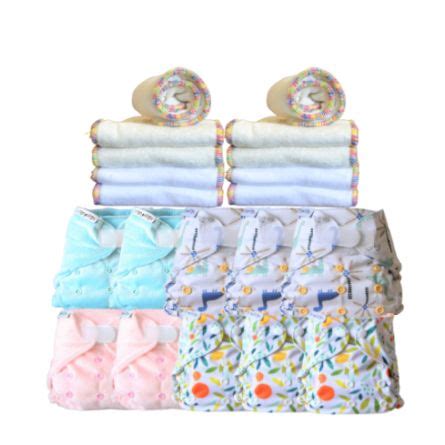 Pack Couches Lavables Naissance Newborn Ecomome