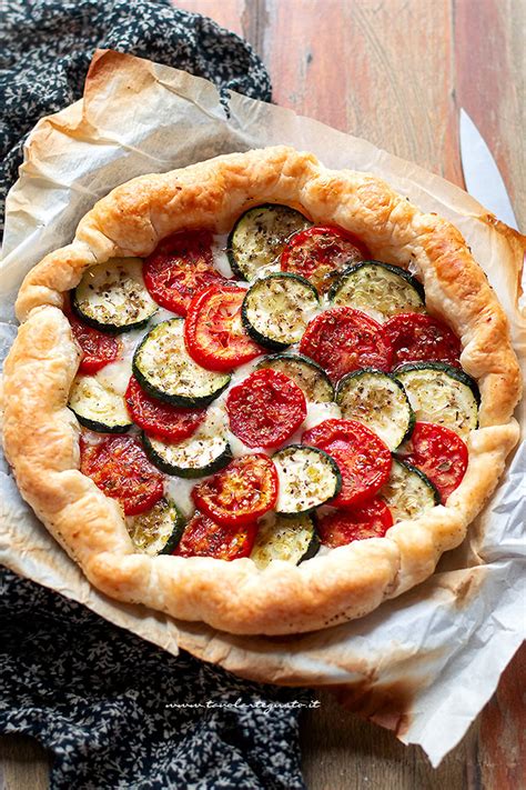 Torta Salata Zucchine E Pomodori Veloce E Saporita Tavolartegusto