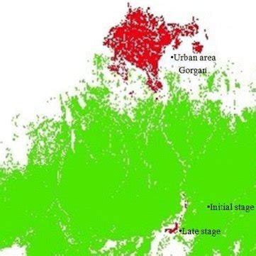 Map showing the position of the Hyrcanian forest | Download Scientific ...