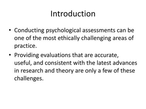 Ethical Issues In Assessment Ppt