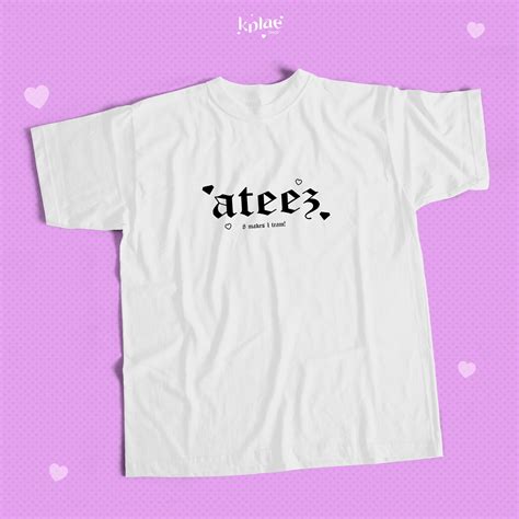 ATEEZ T-shirt Merch Apparel Ateez Kpop Merch - Etsy