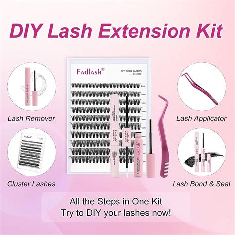 Cluster Lashes Kit FADLASH Individual Cluster Eyelashes Sets Extensions