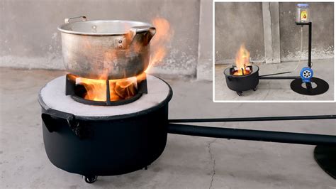 Creative Ideas Diy Waste Oil Stove From Old Pots And Pans Fuel