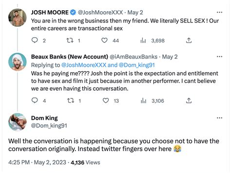 Beaux Banks Says He Was Objectified By Big Dicked Gay Porn Star Dom