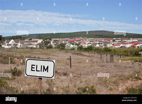 Elim Village Western Cape South Africa Stock Photo Alamy