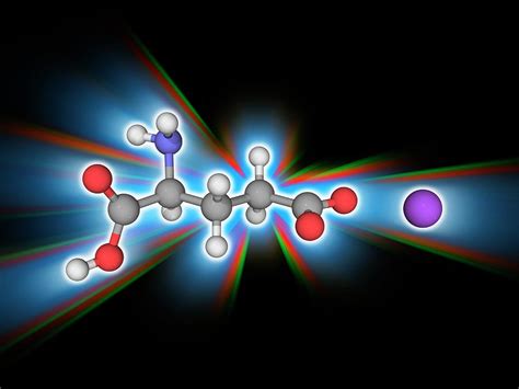 Monosodium Glutamate Organic Compound Molecule 1 By Laguna Design