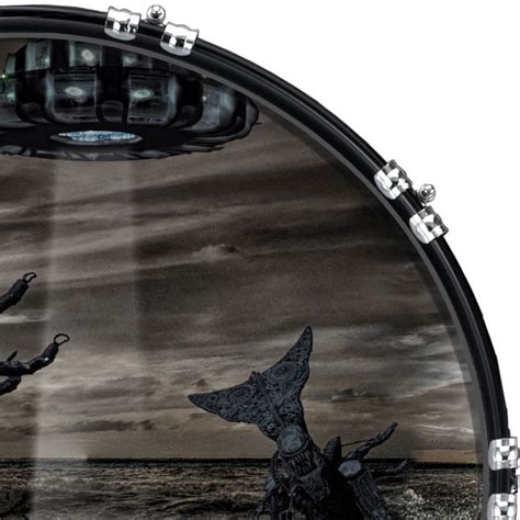 20 Custom Bass Kick Drum Front Head Graphic Graphical Beach Invaders Ebay