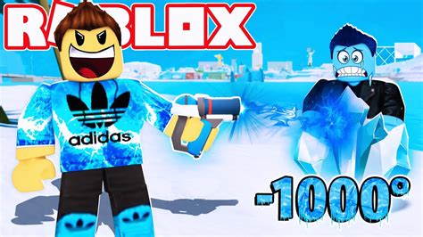 Freezing Everyone In Roblox With The Brand New Frost Gun Mad City