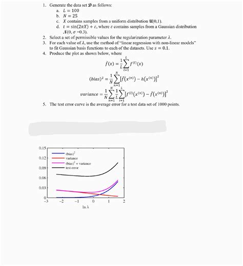 Solved 1 Generate The Data Set 𝔇 As Follows A L 100 B N 25 C X Contains Samples From A