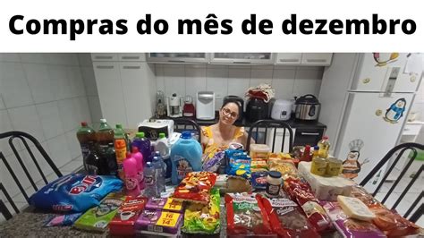 Compras do Mês de Dezembro TUDO MUITO CARO comprei no atacadista