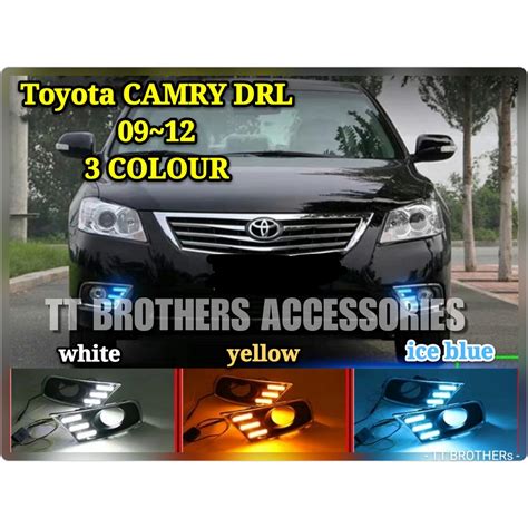 TOYOTA CAMRY ACV40 FACELIFT FOGLAMP COVER DAYLIGHT DRL LED DAYTIME