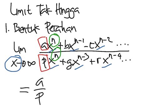 Contoh Soal Limit Tak Hingga Bentuk Akar Dan Penyelesaiannya