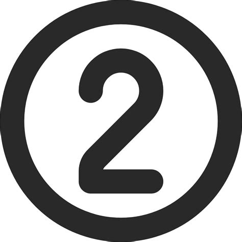 Number 2 Circle Icon Download For Free Iconduck