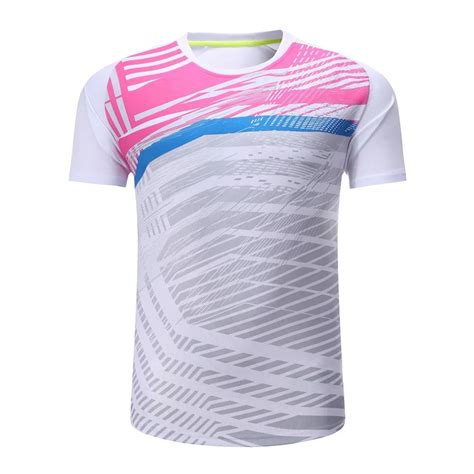 New Badminton Shirts Men Women Tennis Shirt Sports Fitness Running Shirt Table Tennis