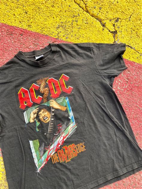 Vtg Acdc The Razor S Edge Ac Dc Concert Tour Gra Gem